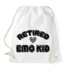 PRINTFASHION Retired emo kid - Sportzsák, Tornazsák - Fehér