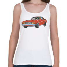 PRINTFASHION Retro autó - Női atléta - Fehér