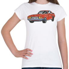 PRINTFASHION Retro autó - Női póló - Fehér