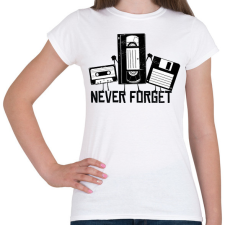 PRINTFASHION Retro cuccok - Női póló - Fehér női póló