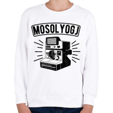PRINTFASHION Retro fényképezőgép - Gyerek pulóver - Fehér gyerek pulóver, kardigán