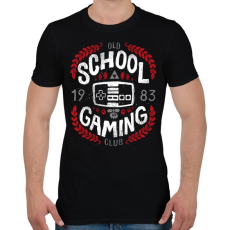 PRINTFASHION Retro gamer - Férfi póló - Fekete