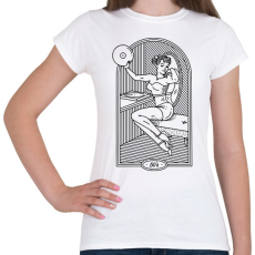 PRINTFASHION Retro hangulat - 50-es évek - Női póló - Fehér