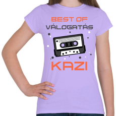 PRINTFASHION Retro kazetta - Női póló - Viola