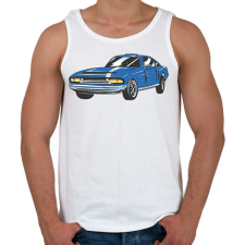 PRINTFASHION Retro kocsi - Férfi atléta - Fehér atléta, trikó