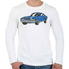 PRINTFASHION Retro kocsi - Férfi hosszú ujjú póló - Fehér férfi póló