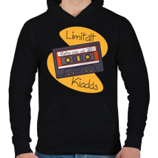 PRINTFASHION Retro mix vol 20 - Férfi kapucnis pulóver - Fekete