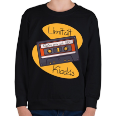 PRINTFASHION Retro mix vol 40 - Gyerek pulóver - Fekete