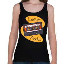 PRINTFASHION Retro mix vol 40 - Női atléta - Fekete női trikó