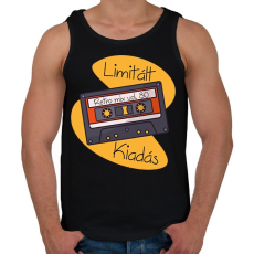 PRINTFASHION Retro mix vol 80 - Férfi atléta - Fekete