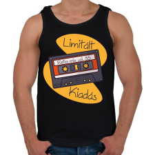 PRINTFASHION Retro mix vol 85 - Férfi atléta - Fekete atléta, trikó