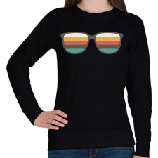 PRINTFASHION RETRO Napszemüveg - Női pulóver - Fekete női pulóver, kardigán