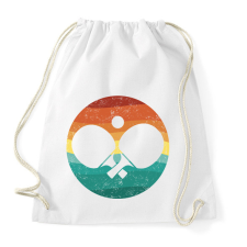 PRINTFASHION Retro pingpong - Sportzsák, Tornazsák - Fehér tornazsák