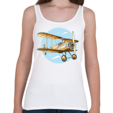 PRINTFASHION Retro repülő - Női atléta - Fehér