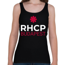 PRINTFASHION RHCP BUDAPEST 2 - Női atléta - Fekete női trikó