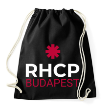 PRINTFASHION RHCP BUDAPEST 2 - Sportzsák, Tornazsák - Fekete tornazsák