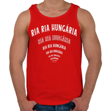 PRINTFASHION Ria ria Hungária - Férfi atléta - Piros atléta, trikó