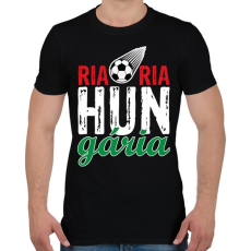PRINTFASHION Ria ria hungária - Férfi póló - Fekete