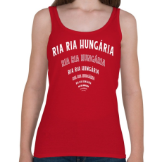 PRINTFASHION Ria ria Hungária - Női atléta - Cseresznyepiros
