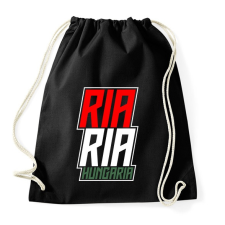 PRINTFASHION Ria-Ria-Hungária - Sportzsák, Tornazsák - Fekete tornazsák