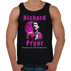 PRINTFASHION Richard Pryor Thanks for the memories - Férfi atléta - Fekete