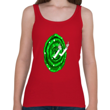 PRINTFASHION RickFck - Női atléta - Cseresznyepiros női trikó