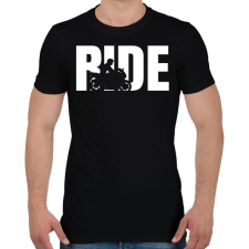 PRINTFASHION Ride - Férfi póló - Fekete férfi póló