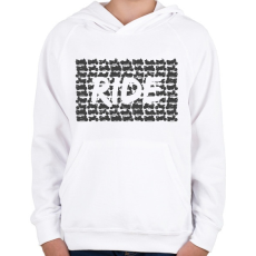 PRINTFASHION RIDE - Gyerek kapucnis pulóver - Fehér