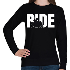 PRINTFASHION Ride - Női pulóver - Fekete női pulóver, kardigán