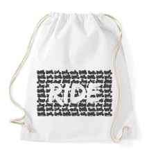 PRINTFASHION RIDE - Sportzsák, Tornazsák - Fehér tornazsák