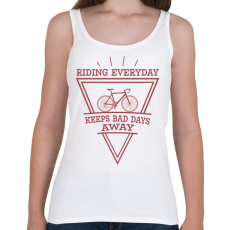 PRINTFASHION Riding everyday - Női atléta - Fehér