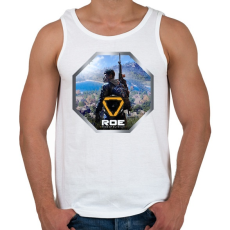 PRINTFASHION Ring of Elysium ikon Logó - Férfi atléta - Fehér