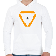 PRINTFASHION Ring of Elysium Logó - Férfi kapucnis pulóver - Fehér