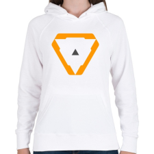 PRINTFASHION Ring of Elysium Logó - Női kapucnis pulóver - Fehér női pulóver, kardigán