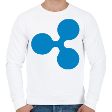 PRINTFASHION Ripple - Férfi pulóver - Fehér férfi pulóver, kardigán