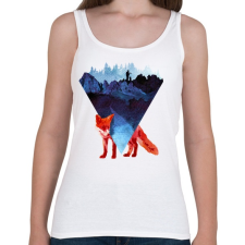 PRINTFASHION Risky road - Női atléta - Fehér női trikó