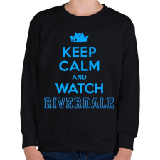 PRINTFASHION Riverdale - Gyerek pulóver - Fekete gyerek pulóver, kardigán