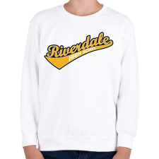 PRINTFASHION Riverdale logo - Gyerek pulóver - Fehér gyerek pulóver, kardigán