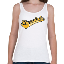 PRINTFASHION Riverdale logo - Női atléta - Fehér női trikó