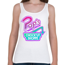 PRINTFASHION Riverdale Pop's Chock'Lit Shoppe Synthwave - Női atléta - Fehér