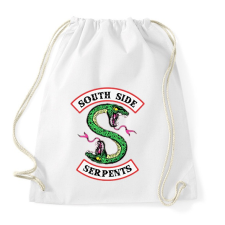 PRINTFASHION Riverdale South Side Serpents - Sportzsák, Tornazsák - Fehér tornazsák
