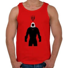 PRINTFASHION Ríviai Geralt - Férfi atléta - Piros atléta, trikó