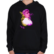 PRINTFASHION RM - Gyerek kapucnis pulóver - Fekete