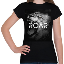 PRINTFASHION Roar - Női póló - Fekete női póló