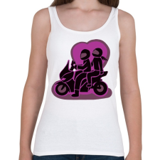 PRINTFASHION robiketten - Női atléta - Fehér női trikó