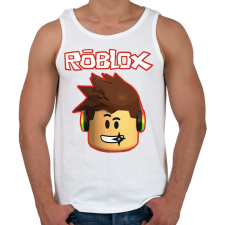 PRINTFASHION Roblox - Férfi atléta - Fehér atléta, trikó
