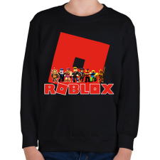 PRINTFASHION roblox - Gyerek pulóver - Fekete gyerek pulóver, kardigán