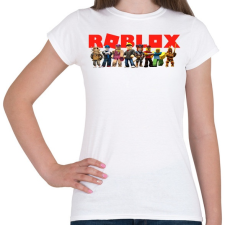 PRINTFASHION Roblox - Női póló - Fehér női póló