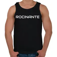 PRINTFASHION ROCINANTE - Férfi atléta - Fekete atléta, trikó