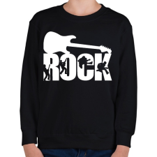 PRINTFASHION Rock Music - Gyerek pulóver - Fekete gyerek pulóver, kardigán